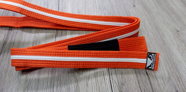 BAD BOY παιδικη ζωνη bjj - Orange/White